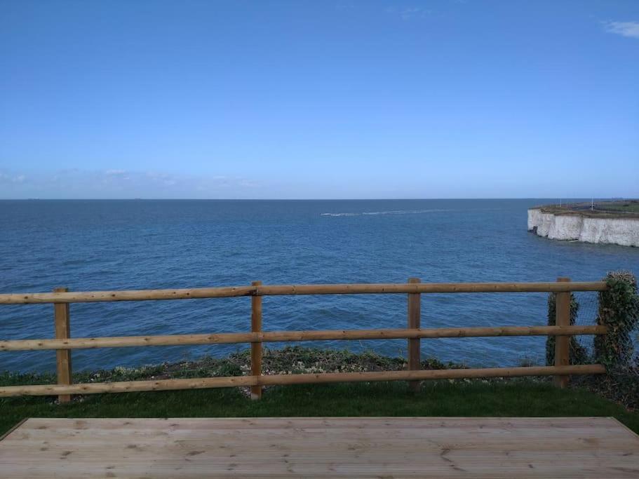 Spring Tide Cliff Top Glamping Pod With Direct Sea Views Birchington-on-Sea Ngoại thất bức ảnh