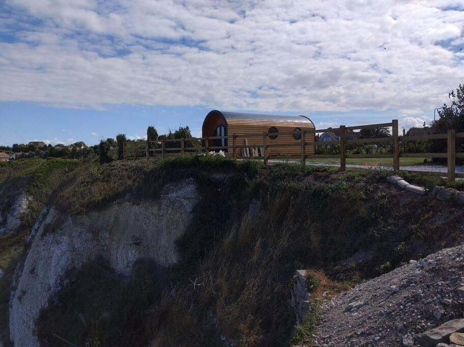 Spring Tide Cliff Top Glamping Pod With Direct Sea Views Birchington-on-Sea Ngoại thất bức ảnh